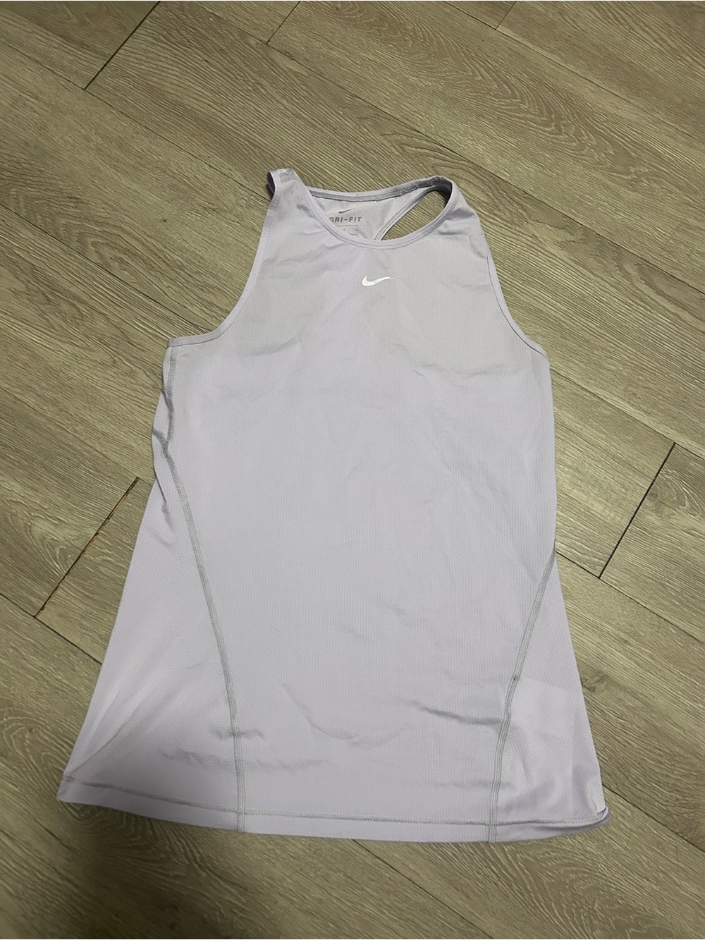 Nike Lavender High-Neck Athletic Tank